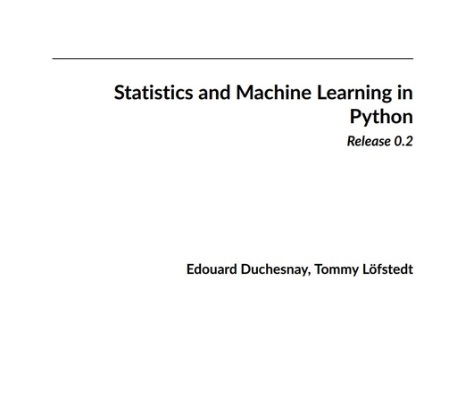 Statistics and Machine Learning in Python
