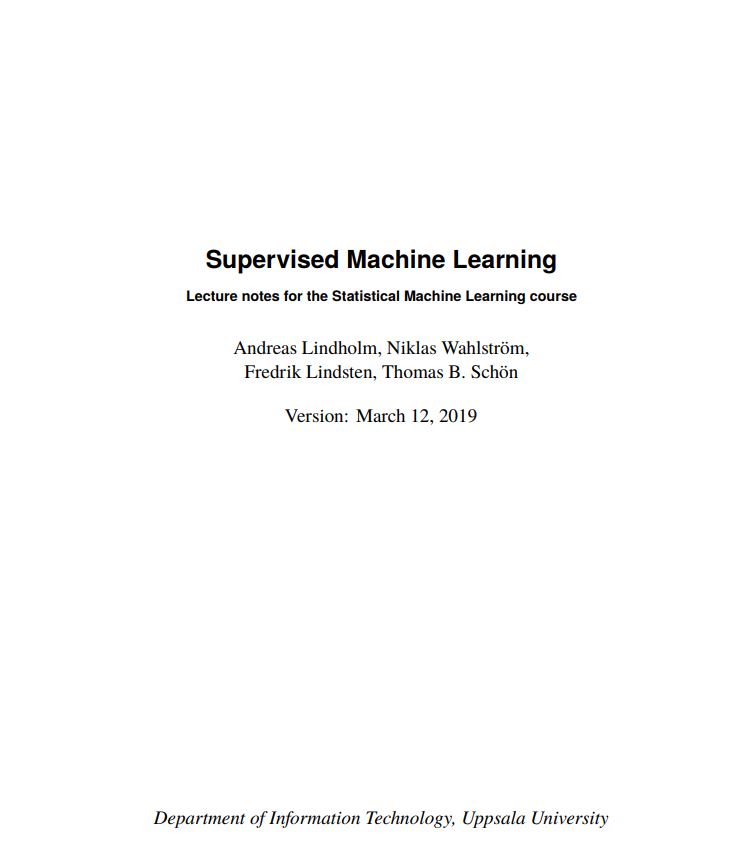 Supervised ML notes